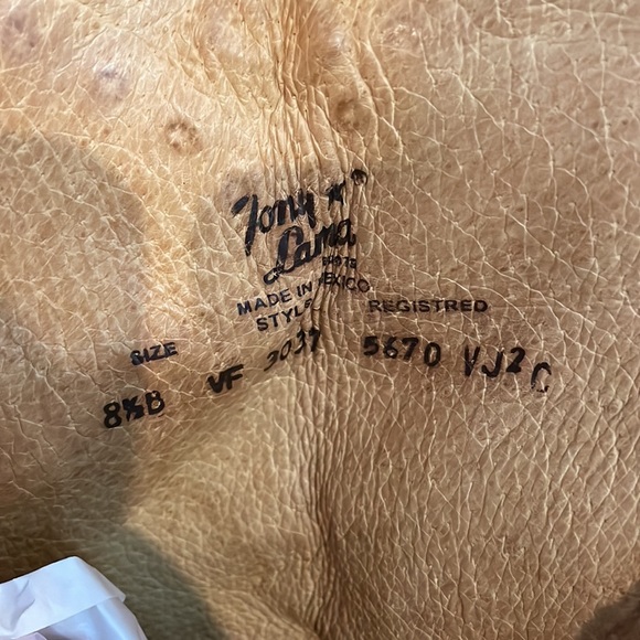 Tony Lama zip fringe boots! - Picture 6 of 8